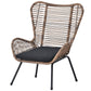 Outdoor Patio 5-Piece Rattan Conversation Set
