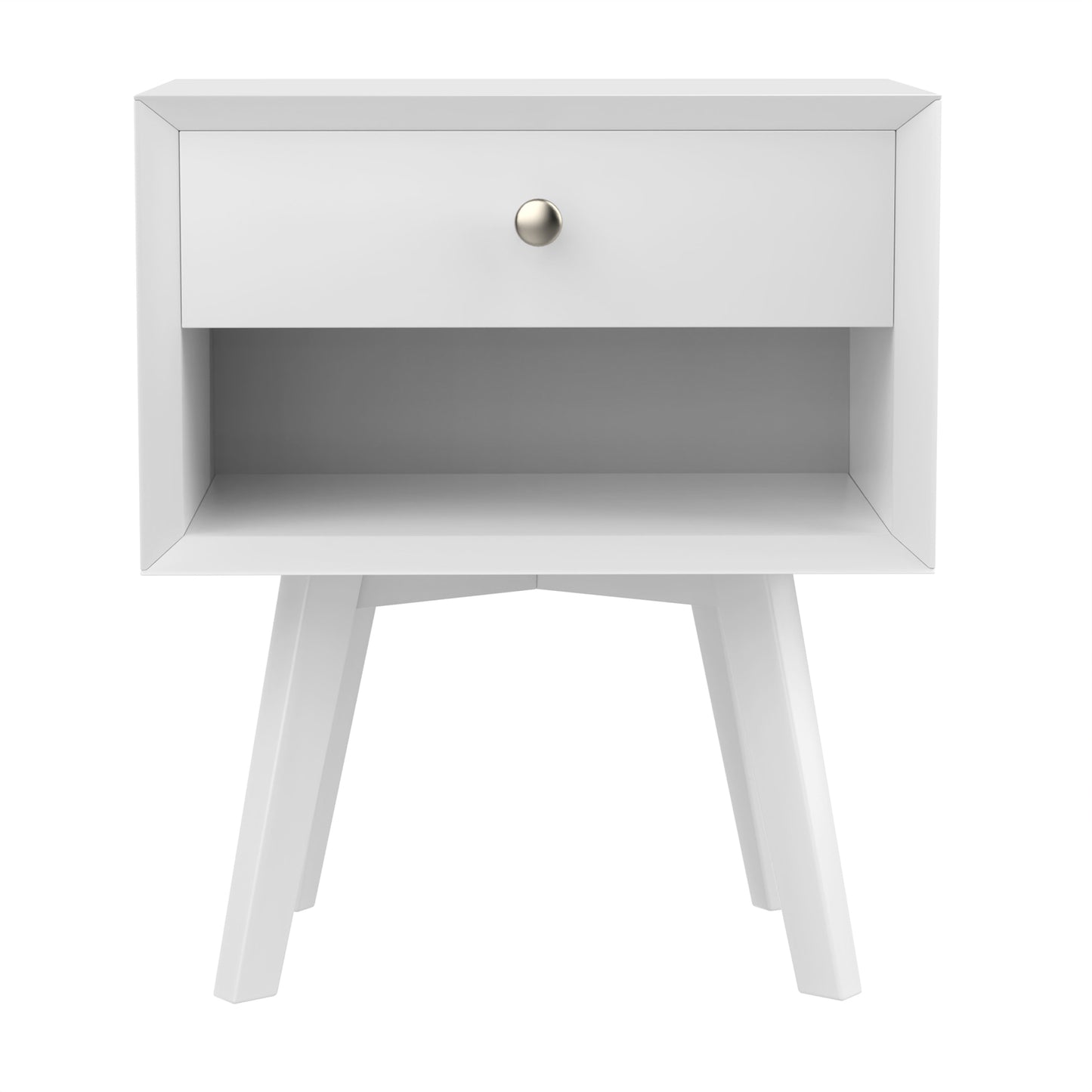 Semiocthome Mid Century Modern Nightstand Wood Bed Side Table for Bedroom